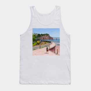 Trains At Teingmouth Tank Top